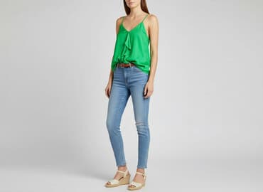zara bluzki basic: Zara, Top damski, rozmiar M — 6