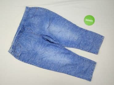 legginsy woskowane push up: Jeansy damskie, 3XL — 2