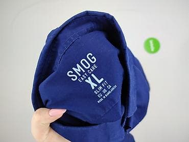 t shirt basic hm: SMOG, Koszulа dla mężczyzn, rozmiar XL — 4