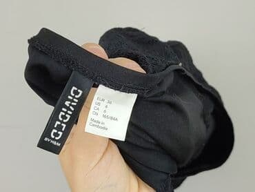 czarna sukienka z rozszerzanymi rękawami: Divided, Women`s dress, size S — 6