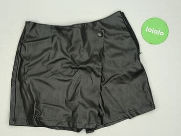 spódnica eko skóra plus size: Szorty damskie, M — 2