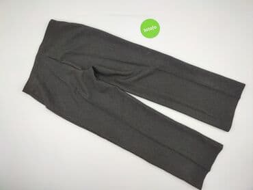 szare szerokie jeansy: Spodnie materiałowe damskie, rozmiar XL — 3