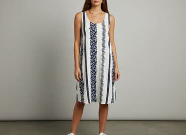 sukienka biała z długim rękawem: Sukienka damska, rozmiar M — 6