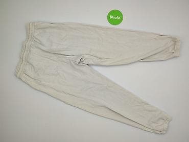 kremowe dresy: H&M, Spodnie dresowe damskie, rozmiar M — 3