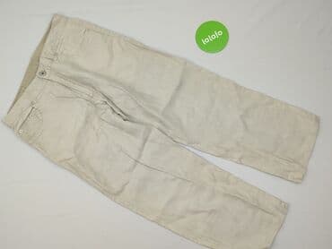 unisono spodnie lniane: Angelo Litrico, Spodnie materiałowe damskie, rozmiar M — 2