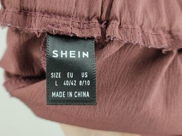 legginsy damskie rozmiar 54: Shein, Spodnie materiałowe damskie, rozmiar L — 4