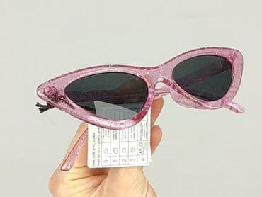 paski do sukienki srebrne: Glasses, Sunglasses, Cat eyes design, condition - Perfect — 5