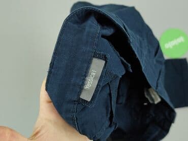 granatowe chinosy damskie: Yessica, Spodnie materiałowe damskie, rozmiar M — 5