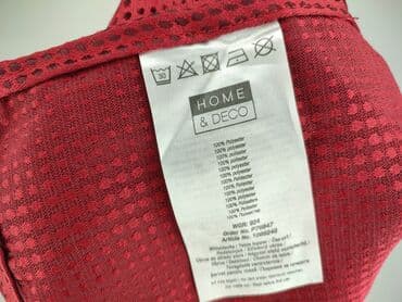 Dekoracje do domu: Czerwona poszewka na poduszkę HOME & DECO wykonana w 100% z — 4