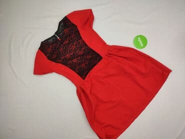 czerwona sukienki plus size: Sukienka damska, rozmiar M — 3