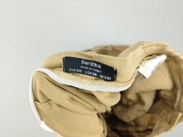 białe cargo bershka: Bershka, Spodnie cargo damskie, rozmiar M — 4