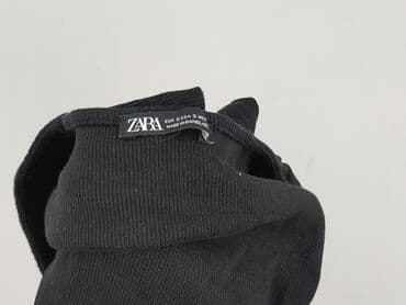 czarne body z długim rękawem zara: Zara, Top damski, rozmiar S — 4
