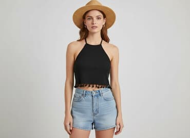 gorsetowe bluzki: Top damski, rozmiar L — 6