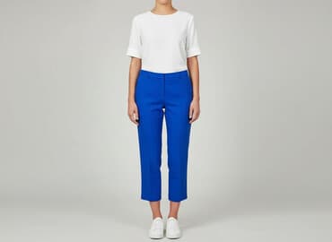 hm spodnie zimowe: H&M, Spodnie 3/4 damskie, rozmiar L — 6