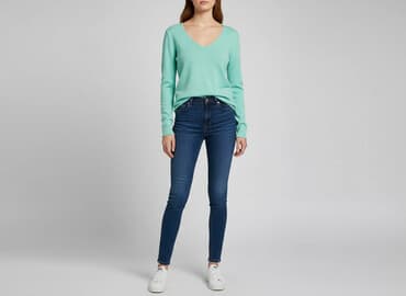 kurtki zimowe damskie c a: Sweter damski, rozmiar S — 6