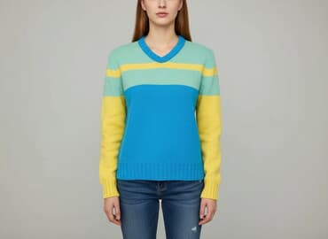 only sweter w paski: Sweter damski, rozmiar M — 5