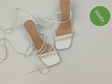 czerwone sandały na słupku ccc: Sandały damskie, rozmiar 40 — 3