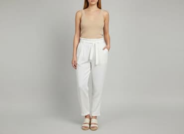 spodnie wysoki stan stradivarius: Stradivarius, Spodnie materiałowe damskie, rozmiar M — 7