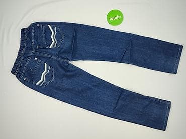 dżinsy hm: Dziecięca kurtka jeansowa, 14 lat, 158-164 cm, stan - Bardzo dobry — 3