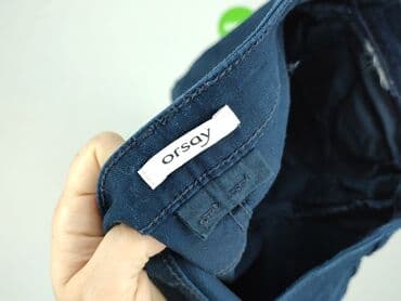 srebrne legginsy: Orsay, Spodnie 3/4 damskie, S — 4