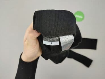 legginsy prążkowane czarne: Beloved, Legginsy rozmiar S — 4