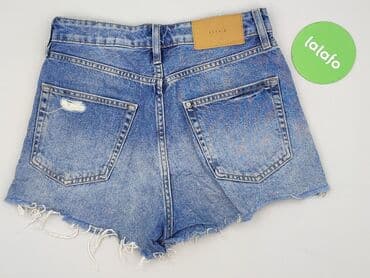 krótkie spodenki z wysokim stanem sklep: Denim, Szorty damskie, rozmiar S — 3