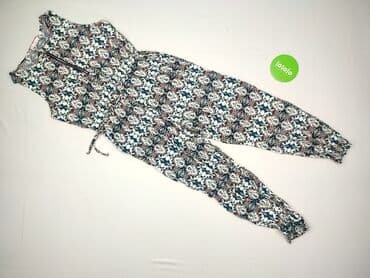 srebrne sukienki na imprezę: Kombinezon damski, rozmiar L — 3
