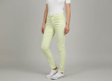 dżinsy reserved z kwiatami: Reserved, Jeansy damskie, rozmiar M — 7