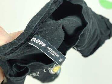 cropp bluza czarna: Cropp, T-shirt damski, rozmiar XS — 4