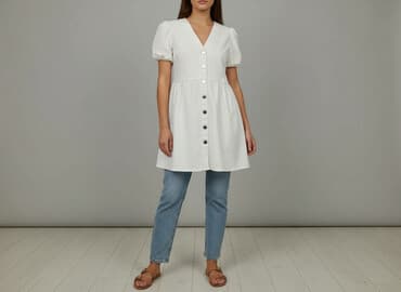 taranko biała sukienka: Sukienka damska, rozmiar M — 6