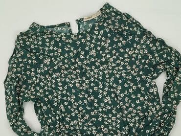 bluza niebieska pull and bear: PULL&BEAR, Bluzka damska, rozmiar L — 1