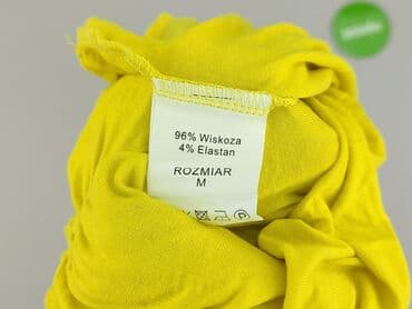 bluzka żółta w czarne paski: Top damski, rozmiar M — 5