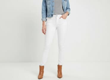 sinsay dżinsy z wysokim stanem: Sinsay, Jeansy damskie, rozmiar M — 1