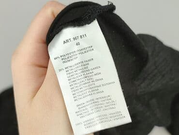 eleganckie bluzki czarne: Bluzka damska, rozmiar M — 4