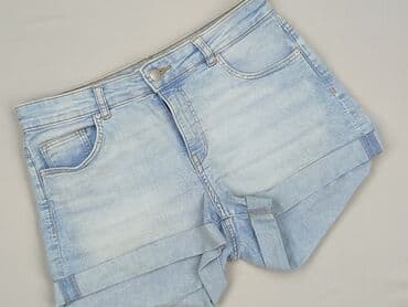 hm krótkie spodenki dzins low waist: H&M, Szorty damskie, rozmiar M — 1