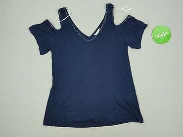 niebieska bluzka hm: Bluzka damska, rozmiar M — 2