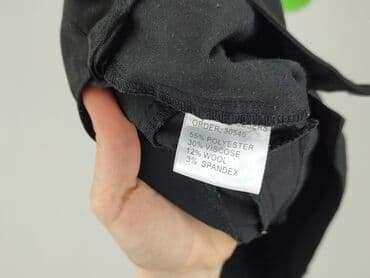 spodnie woskowane brązowe reserved: Material trousers for women, size M (EU 38) — 5