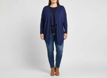 kurtki zimowe damskie c a: Tchibo, Kardigan damski, rozmiar 4XL — 7