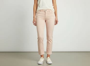 jeansy cropped damskie: Marks & Spencer, Spodnie 3/4 damskie, rozmiar M — 8