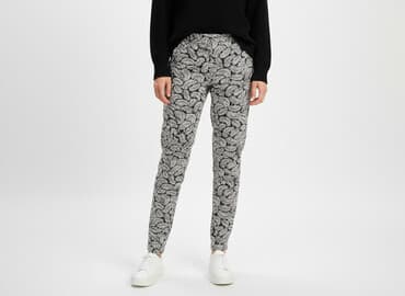 h m legginsy 34 damskie: H&M, Spodnie materiałowe damskie, rozmiar M — 7