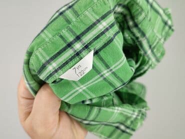 pako lorente koszule wyprzedaż: Shirt 7 years, condition - Very good, pattern - Cell, color - Green — 4