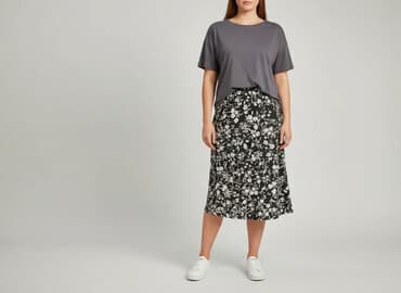 spódnice midi plus size: Spódnica damska, rozmiar 2XL — 1