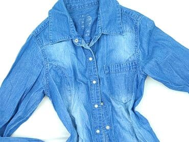 kurtka futerko pepco: Shirt 10 years, condition - Very good, pattern - Monochromatic, color - Blue — 1