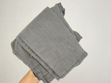baggy grey jeans: H&M, Jeansy damskie, rozmiar L — 6