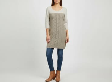 sweterkowe sukienki: Sukienka damska, rozmiar S — 1