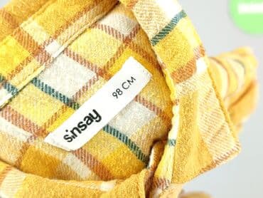 krotkie skarpety reserved: Shirt 2-3 years, condition - Very good, pattern - Cell, color - Yellow — 4