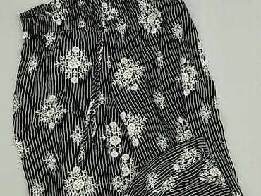 czarne cargo pull and bear: Spodnie materiałowe damskie, rozmiar M — 1