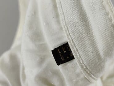 biale szerokie jeansy: Jeansy damskie, rozmiar M — 4