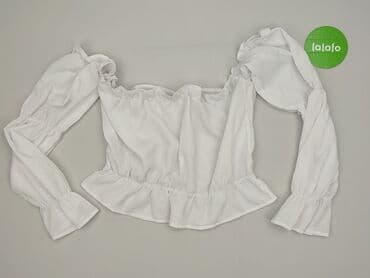 biala bluzka z dlugim rekawem: Bluzka damska, rozmiar S — 2