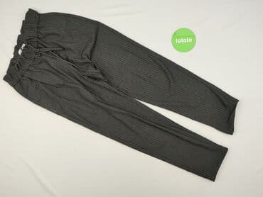 spodnie w paski pull and bear: PULL&BEAR, Material trousers for women, size M — 3